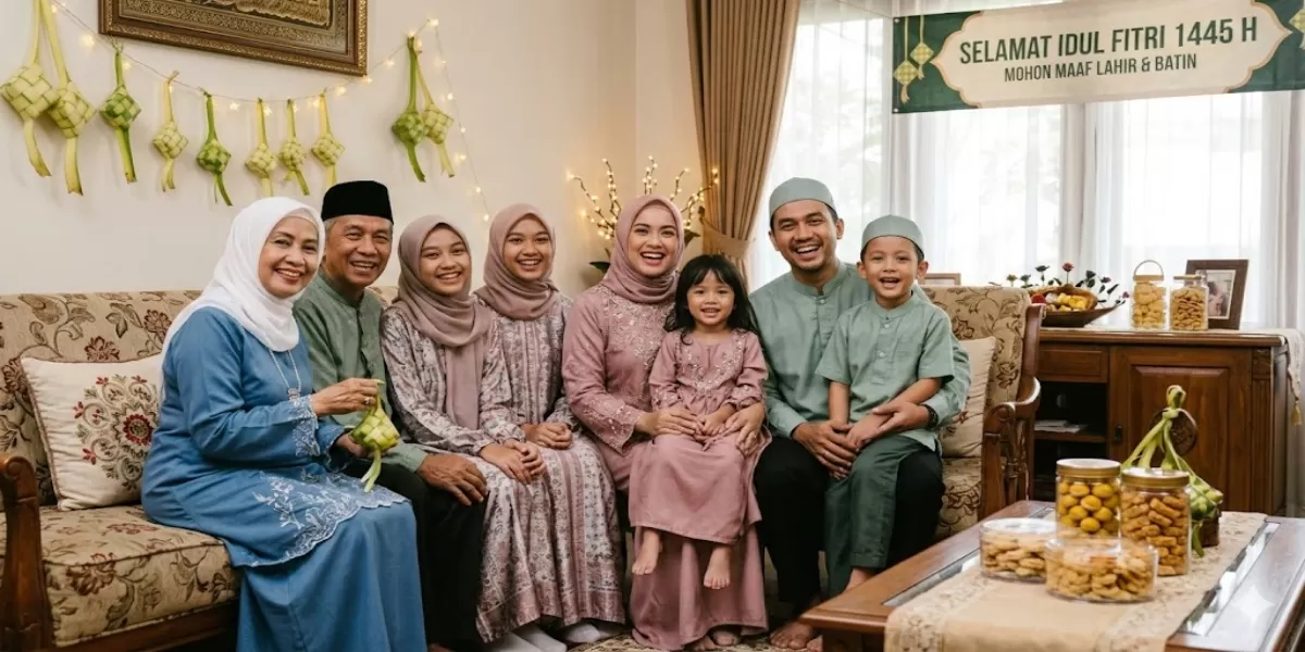 Temukan Inspirasimu Disini! 7 Ide Foto Keluarga Besar yang Estetik dan Kekinian untuk Mengabadikan Momen Lebaran (Ilustrasi gambar )