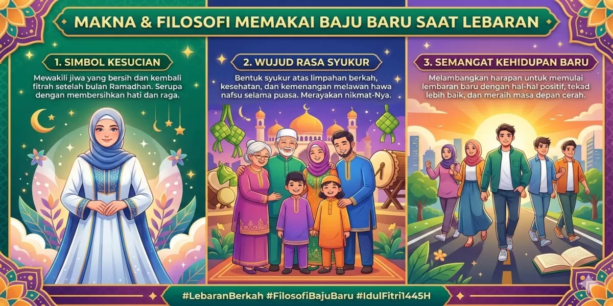 Bukan Cuma Sekadar Tradisi! Ini Makna dan Filosofi Memakai Baju Baru Saat Idul Fitri (Ilustrasi gambar )