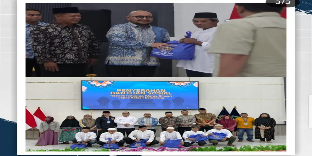 Pererat Silaturahmi di Bulan Ramadan, Lapas Semarang Selenggarakan Bukber dan Berikan Bansos untuk Keluarga Warga Binaan (Instagram @lapassemarang)
