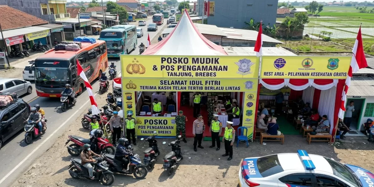 Catat Lokasinya! Ini 14 Posko Mudik Brebes 2026 di Jalur Pantura dan Tol Trans Jawa, Lengkap Fasilitas Istirahat untuk Pemudik (Ilustrasi gambar )