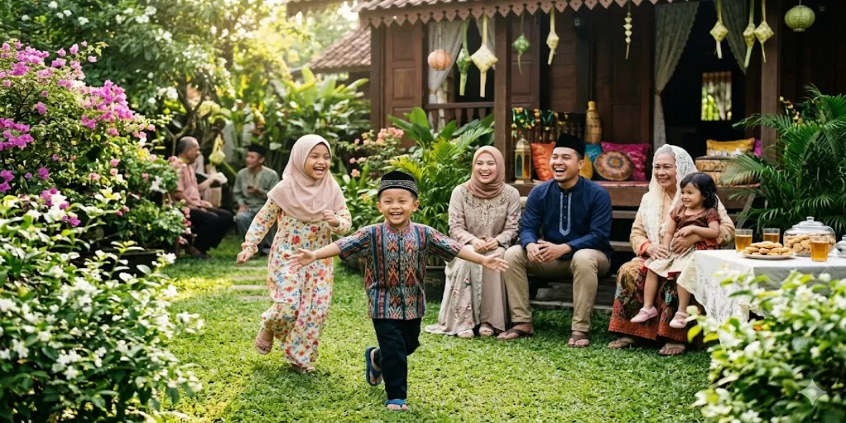 Penasaran? Ini Ide Foto Keluarga Lebaran ala Artis yang Bisa Kamu Tiru Tanpa Ribet (Ilustrasi gambar )