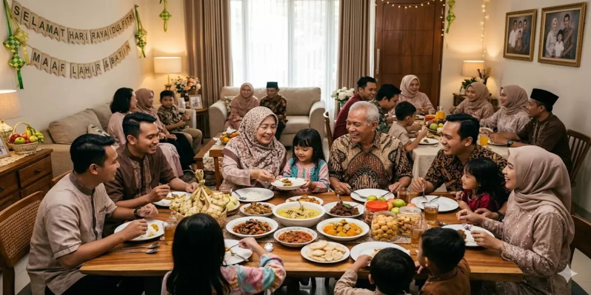 Yuk Terapkan! Tips Cegah Makan Berlebihan dan Gangguan Pencernaan Saat Lebaran agar Tetap Nyaman (Ilustrasi gambar )