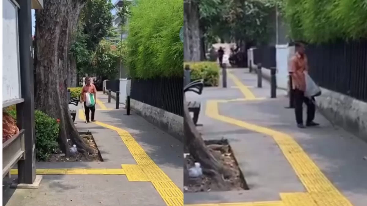 Jadi Sorotan Publik! Guiding Block Tak Ramah Disabilitas, Pemerintah Diminta Bergerak (Viral jalur guiding block berkelok di Jakarta Pusat. (Instagram/ragamcerita.id))