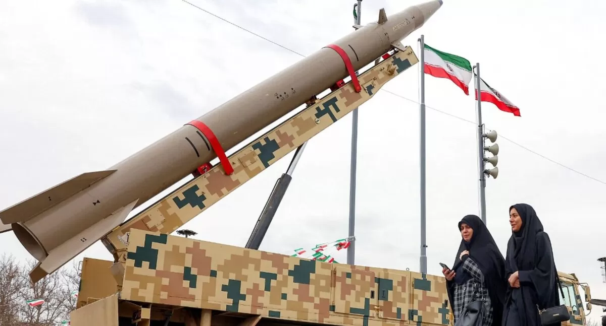 Rudal Balistik Iran (times of Israel)