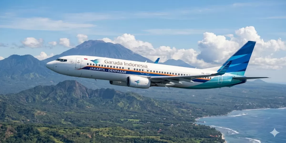 Jadwal Pesawat Garuda Indonesia Jakarta ke Denpasar 1&ndash;10 April 2026 Lengkap Jam Keberangkatan dan Tarif Terbaru (Ilustrasi gambar )
