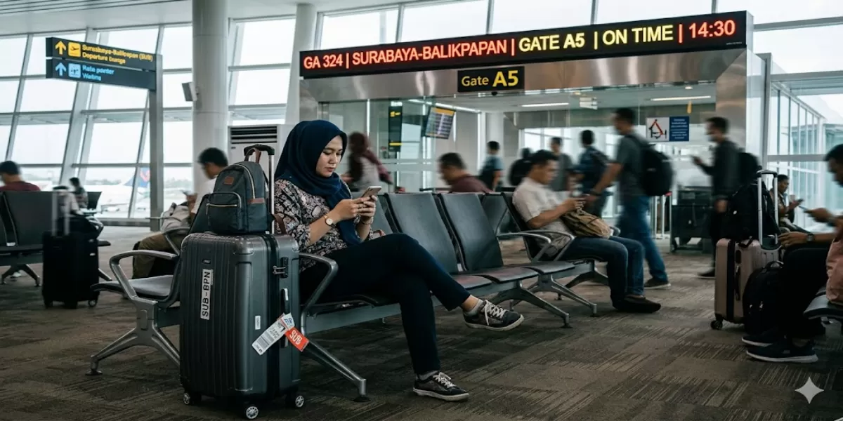 Update Jadwal Flight Lion Air Rute Surabaya ke Balikpapan 1&ndash;10 April 2026 dan Estimasi Tarif Tiket Ekonomi (Ilustrasi gambar )