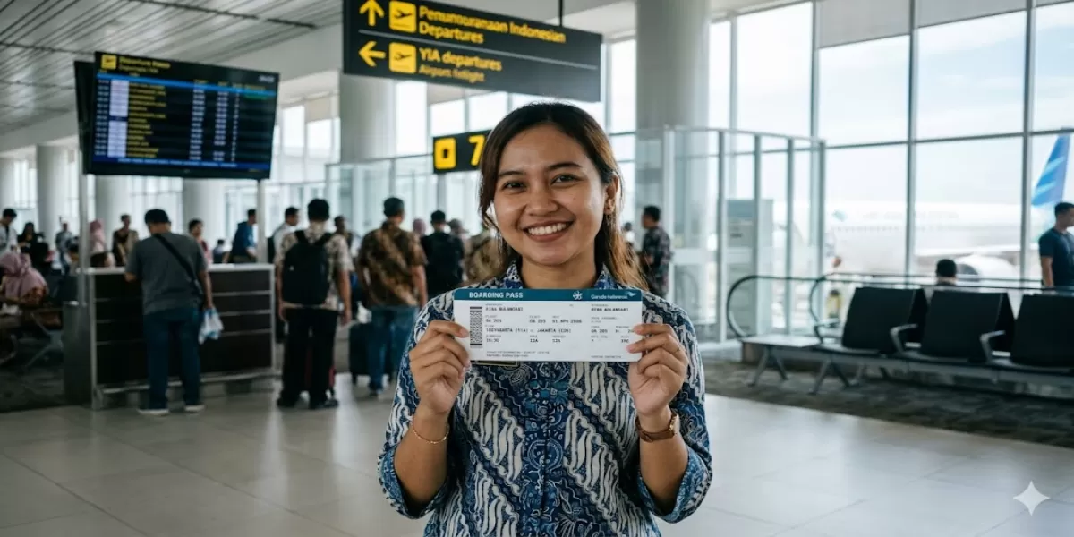 Info Jadwal dan Tarif Pesawat Citilink Yogyakarta&ndash;Jakarta Periode 1&ndash;10 April 2026 Terbaru (Ilustrasi gambar )