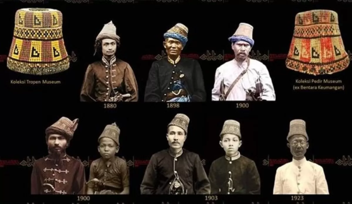 Kupiah Meukeutop yang digunakan Bangsawan Aceh di masa lalu (Steemit)