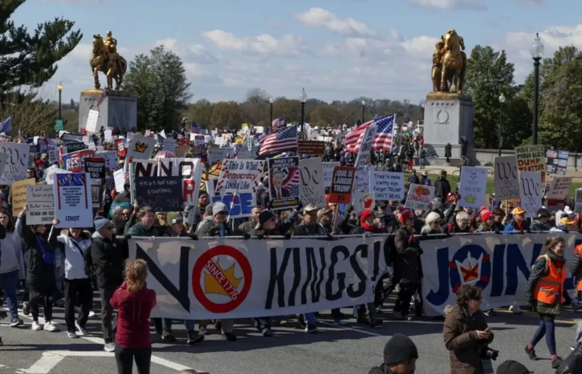 Aksi Demonstrasi No Kings merebak di berbagai kota di AS (Al Jazeera)