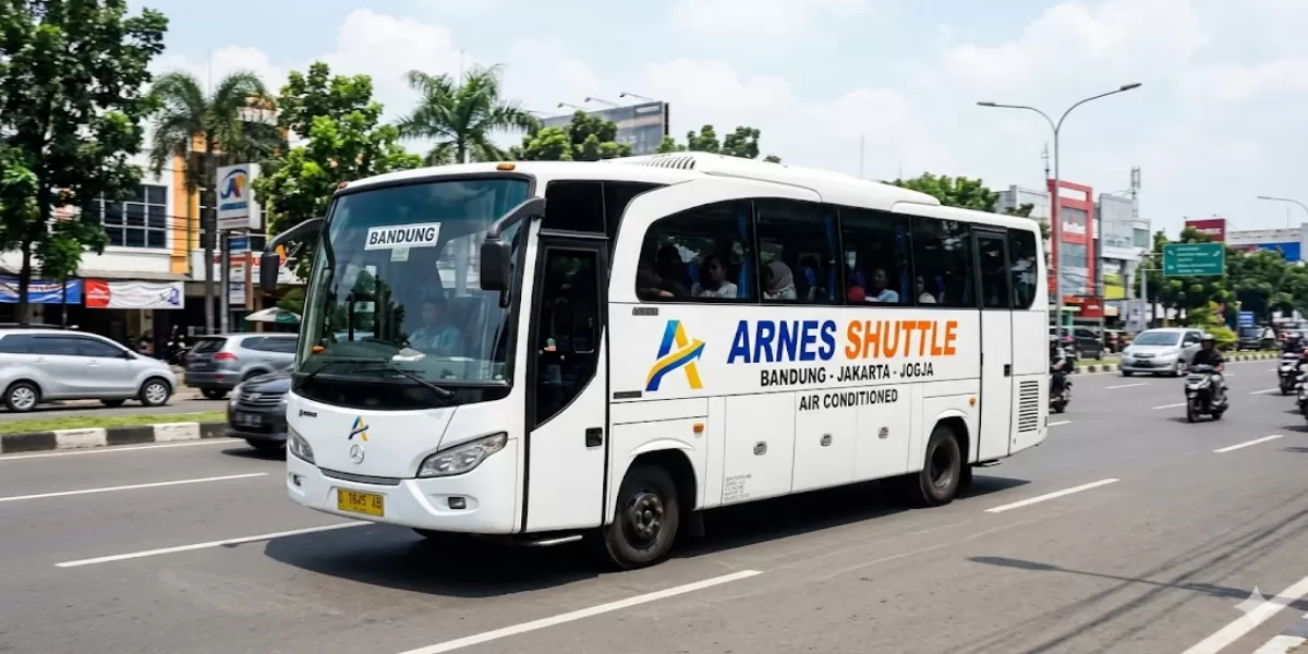 Informasi Jadwal dan Tarif Arnes Shuttle Bekasi Bandung 11&ndash;20 April 2026 dan Cara Pesan Tiket Online Praktis (Ilustrasi gambar )