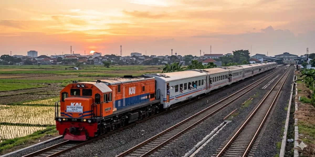 Jadwal Lengkap Kereta Senja Utama Solo 11 - 20 April 2026, Solo - Yogyakarta - Jakarta - Pasar Senen Beserta Estimasi Waktu Perjalanan (Ilustrasi gambar )