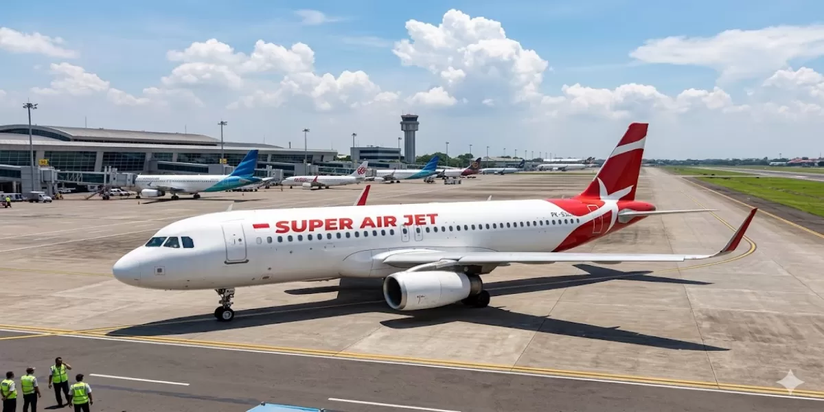 Jadwal Pesawat Super Air Jet Rute Semarang &ndash; Balikpapan 11&ndash;20 April 2026 Lengkap Jam Berangkat dan Estimasi Tiba Terbaru (Ilustrasi gambar )