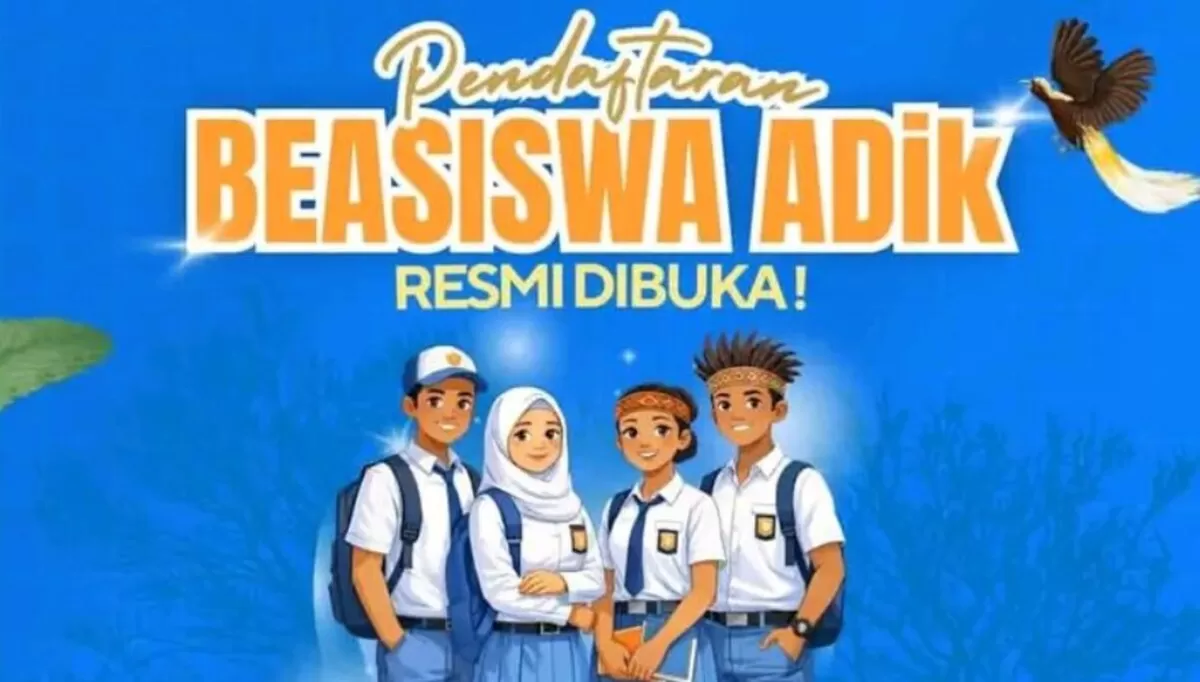Pendaftaran Beasiswa ADik 2026 resmi dibuka (kemendiktisaintek)