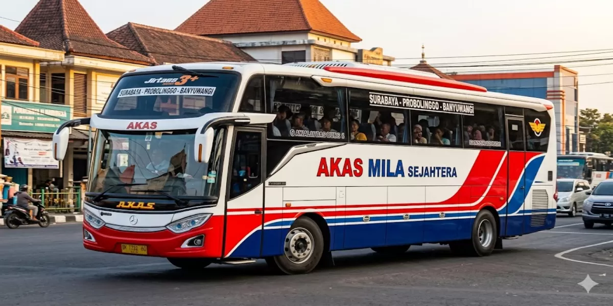 Jadwal Lengkap PO Akas Mila Sejahtera Periode 21 - 30 April 2026 Rute Yogyakarta - Klaten - Solo - Sragen - Ngawi - Madiun - Probolinggo (Ilustrasi gambar )