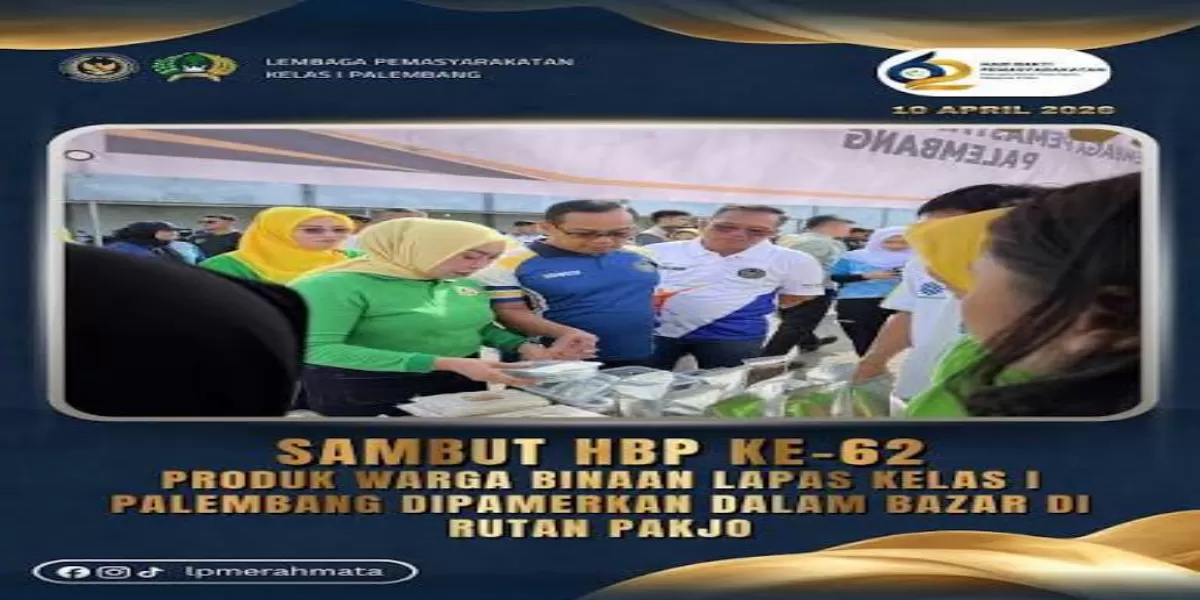 HBP ke-62 Ditjenpas Jateng Gelar Bazar dan Aksi Sosial, Program Kemandirian Warga Binaan