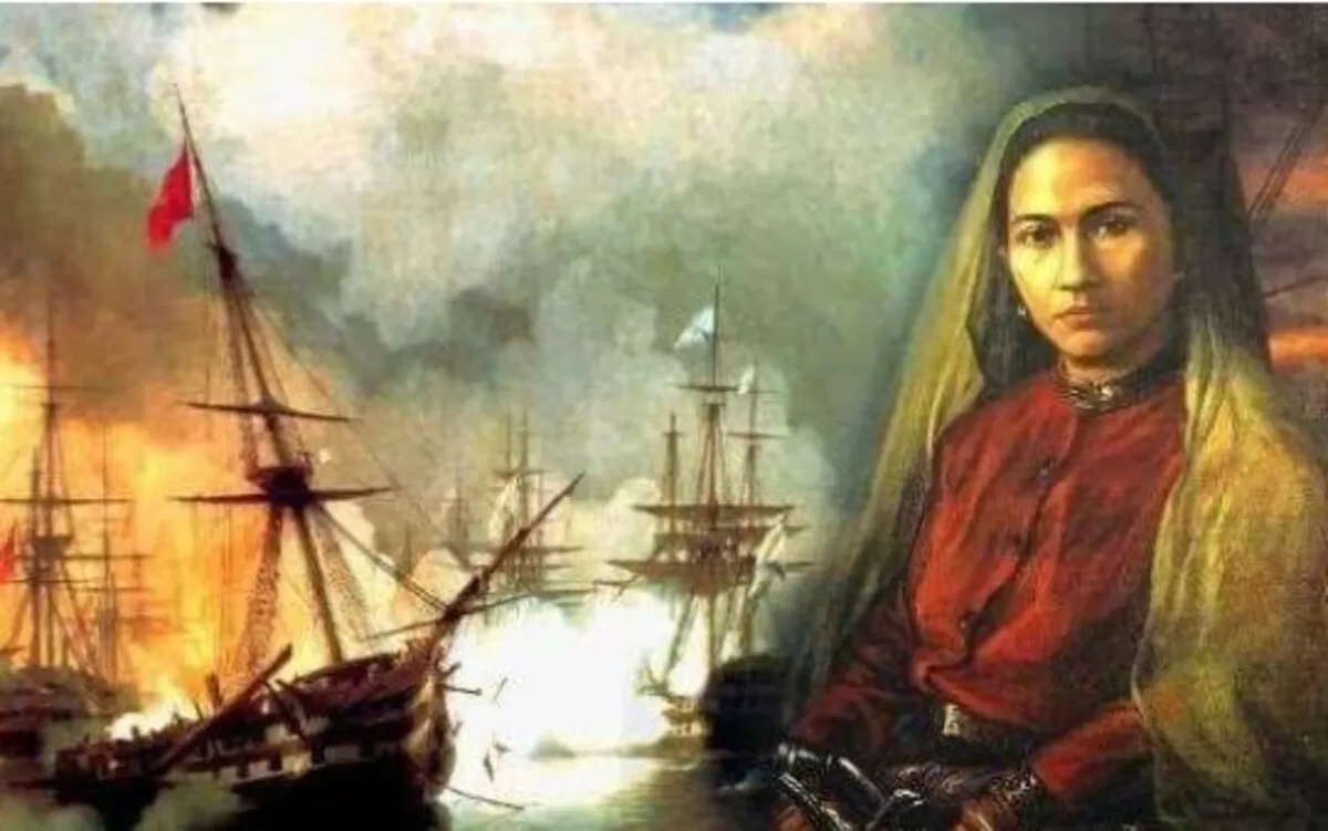 Ilustrasi Laksamana Malahayati dalam mengalahkan armada Belanda (RRI)