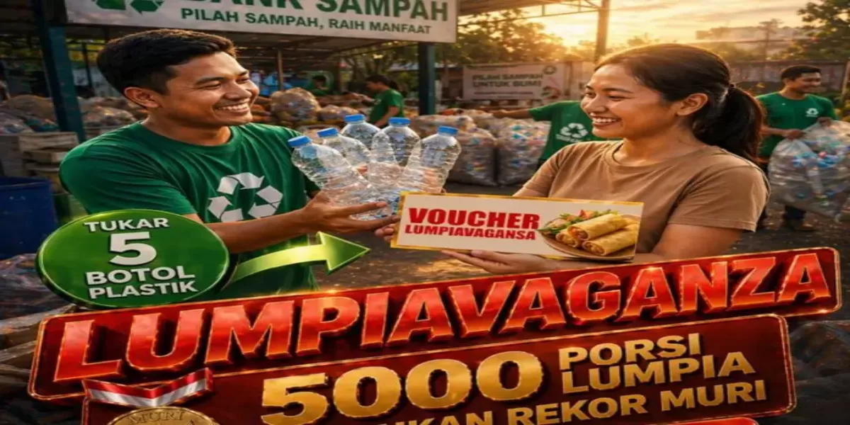Cara Ikut Program Tukar Botol Jadi Lumpia di Semarang HUT ke-479 (Pemkot Semarang)
