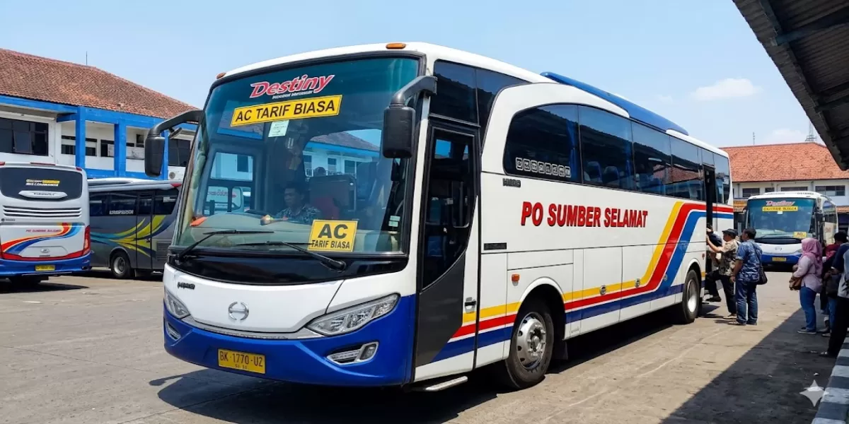 Info Jadwal Bus PO Sumber Selamat Periode 1&ndash;10 Mei 2026 Rute Semarang &ndash; Demak &ndash; Kudus &ndash; Pati &ndash; Rembang &ndash; Tuban &ndash; Lamongan &ndash; Surabaya (Ilustrasi gambar)