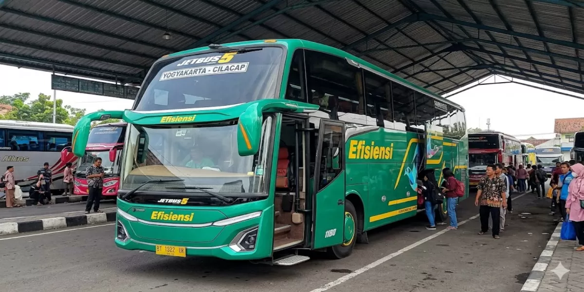 Informasi Jadwal Bus Efisiensi Periode 1&ndash;10 Mei 2026 Rute Yogyakarta &ndash; Wates &ndash; Purworejo &ndash; Kebumen &ndash; Cilacap (Ilustrasi gambar)