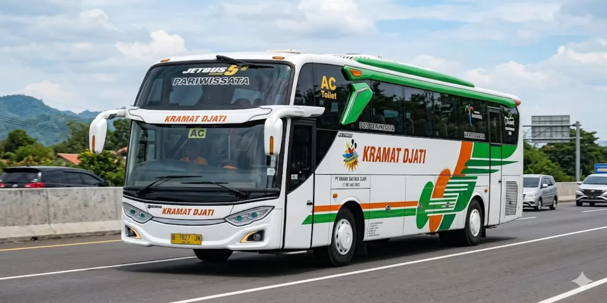 Info Penting Jadwal Bus Kramat Djati Periode 1&ndash;10 Mei 2026 Rute Bekasi &ndash; Jalur Tol &ndash; Brebes &ndash; Tegal &ndash; Bumiayu &ndash; Purwokerto (Ilustrasi gambar)