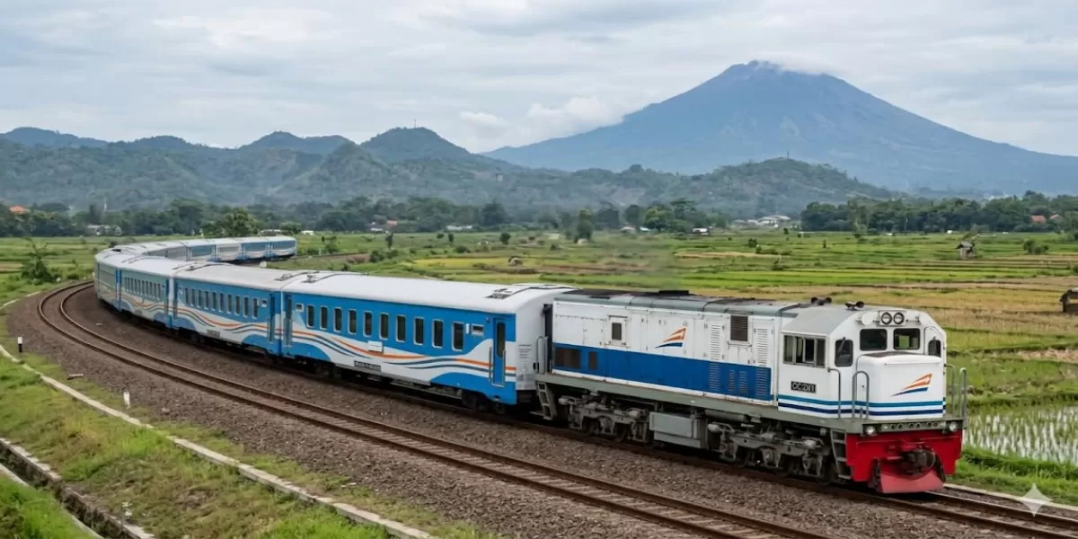 Info Jadwal KA Joglosemarkerto 1&ndash;10 Mei 2026 Rute Cilacap &ndash; Yogyakarta &ndash; Solo &ndash; Semarang Lengkap Jam Berangkat, Harga Tiket, dan Cara Pesan Online (Ilustrasi gambar)