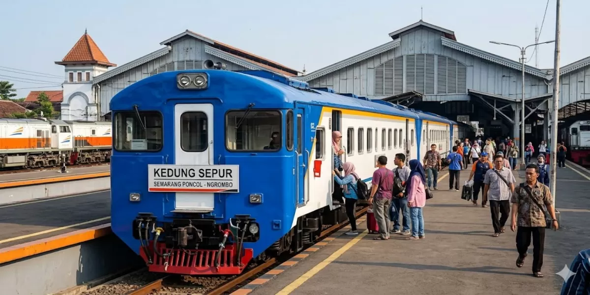 Cek Jadwal KA Kedung Sepur 1&ndash;10 Mei 2026 dari Semarang ke Gundih dan Ngrombo Disertai Jam Berangkat, Tarif Rp5 Ribuan, dan Cara Pesan Tiket (Ilustrasi gambar)