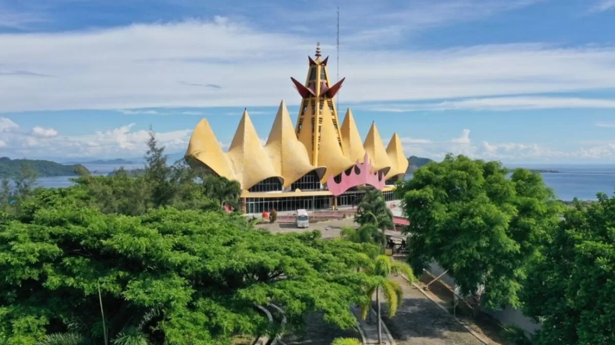 Menara Siger menghadap perairan Selat Sunda (rumah123)