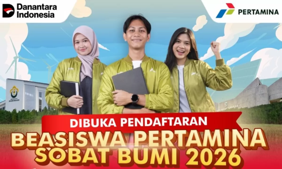 Beasiswa Pertamina Sobat Bumi 2026 (Pertamina)