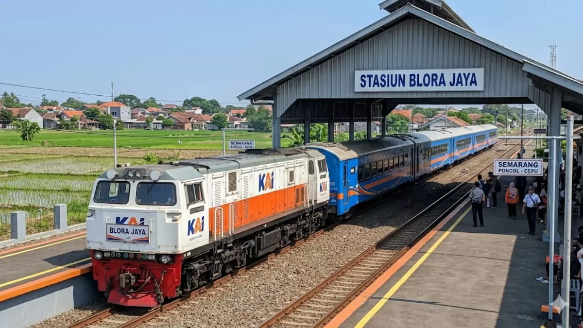 Info Jadwal KA Blora Jaya Cepu &ndash; Semarang Poncol 11&ndash;20 Mei 2026 via Randublatung &ndash; Kradenan &ndash; Doplang &ndash; Ngrombo Tiket Murah dan Cara Booking Online (Ilustrasi gambar)
