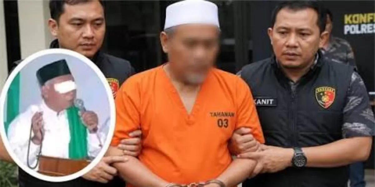Viral Video Penangkapan Kiai Cabul Pati, Pelaku Bantah Disebut Kiai Saat Diciduk Polisi (Penangkapan tersangka kiai cabul Ponpes Ndholo Kusumo Pati yang kabur ke Wonogiri pada Kamis, 7 Mei 2026. (Instagram/pandawaragroup - jatanrasjateng.id))