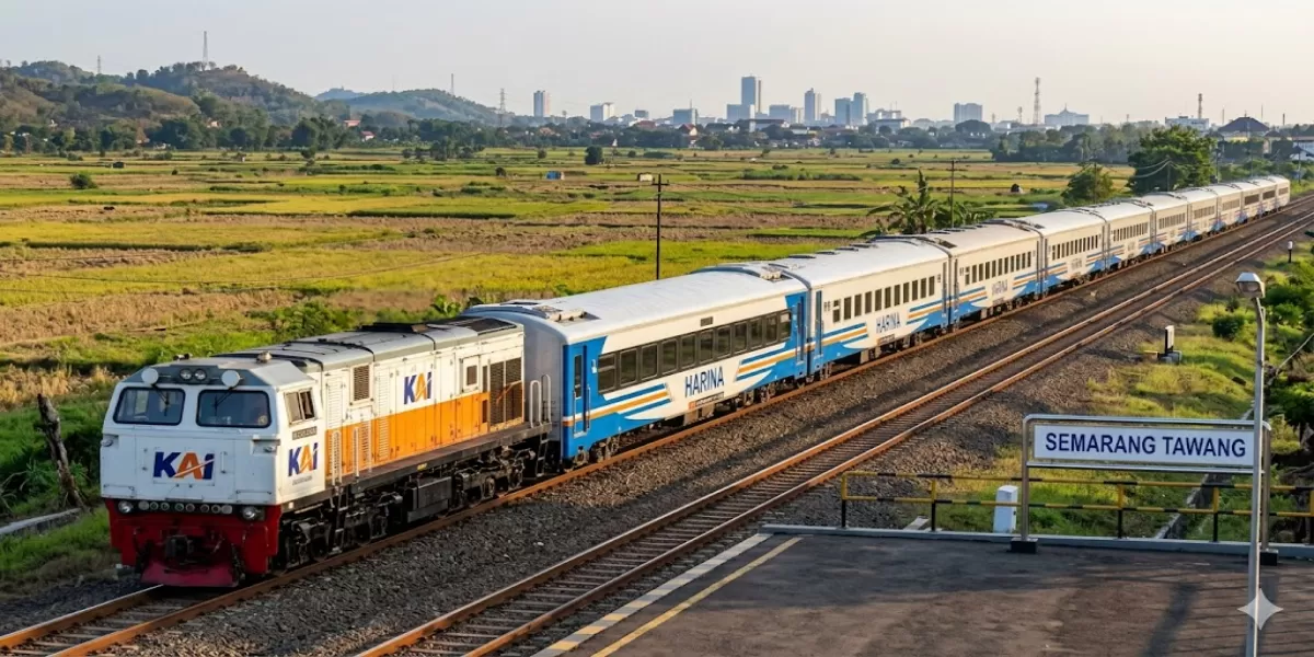 Info Jadwal KA Harina Periode 11-20 Mei 2026 Rute Semarang Tawang &ndash; Pekalongan &ndash; Tegal &ndash; Cirebon &ndash; Bandung (Ilustrasi gambar )