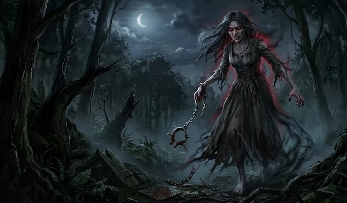 ilustrasi Hantu Wenue (Gemini AI)