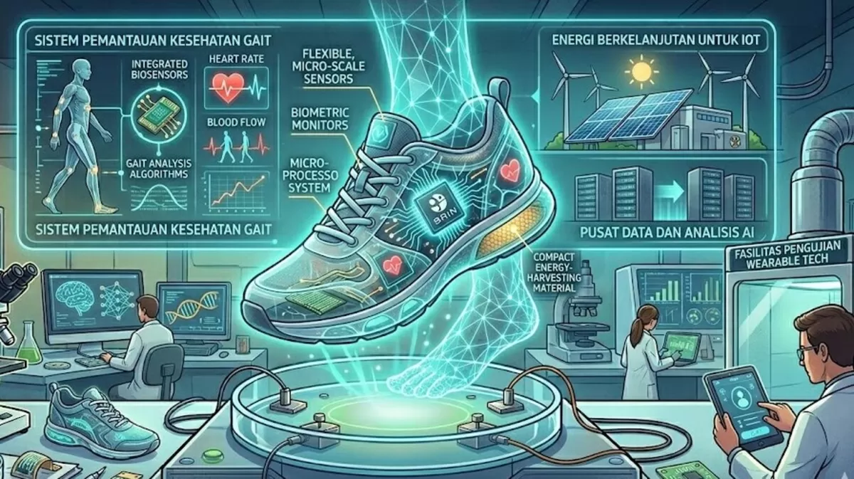 ilustrasi Sepatu Pintar (Gemini Ai)