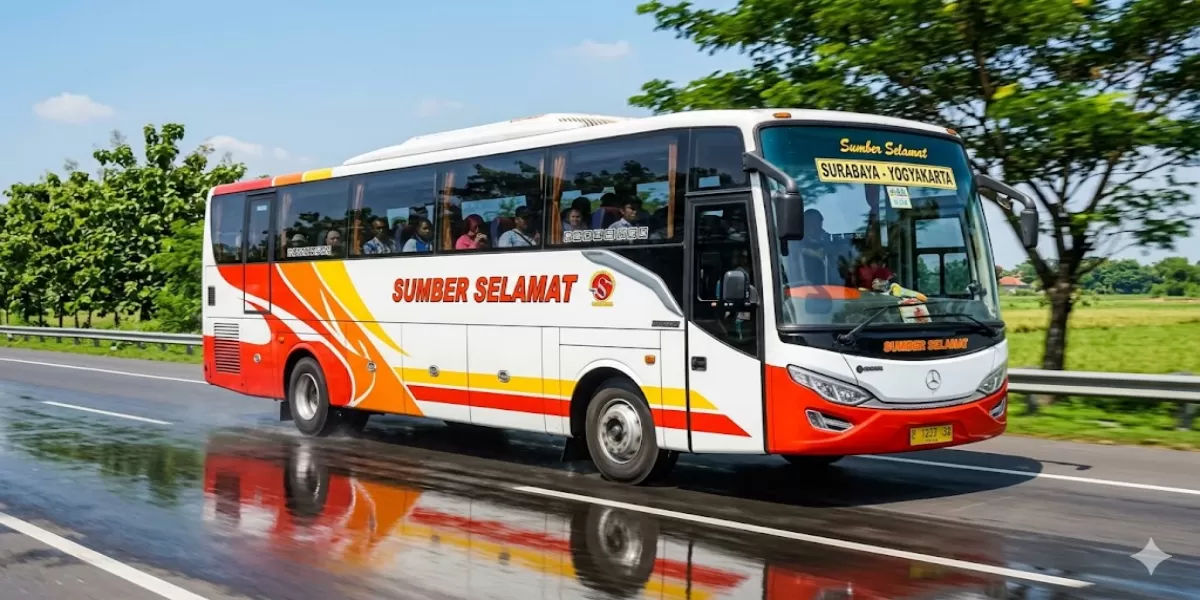 Update Jadwal Bus PO Sumber Selamat Rute Yogyakarta &ndash; Surabaya via Klaten dan Ngawi Periode 17 - 31 Mei 2026 (Ilustrasi gambar)