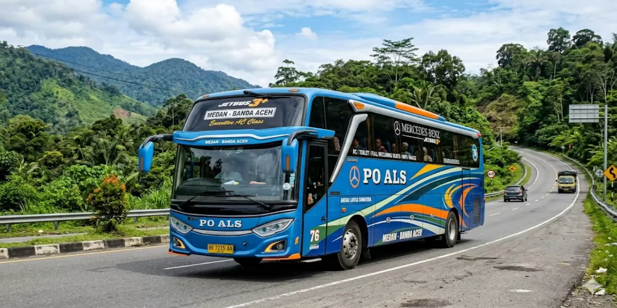 Jadwal dan Tarif Bus PO ALS Medan &ndash; Solo Periode 17 &ndash; 31 Mei 2026 Lengkap dengan Executive Class (Ilustrasi gambar )