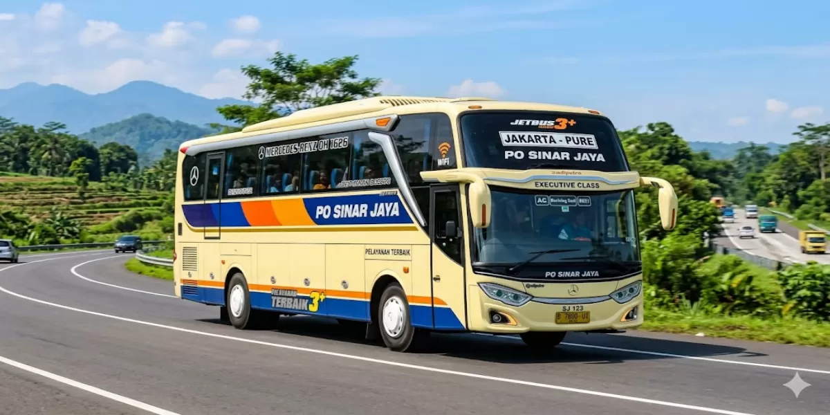 Jadwal Terbaru Bus PO Sinar Jaya Bekasi &ndash; Cikampek &ndash; Pemalang &ndash; Tegal Periode 20 &ndash; 31 Mei 2026 (Ilustrasi gambar)