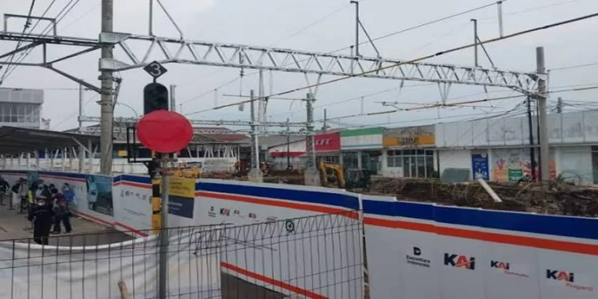 PT KAI Ungkap Progres Pembangunan Peron 6&ndash;8 Stasiun Bogor untuk Dukung Operasional KRL SF12
