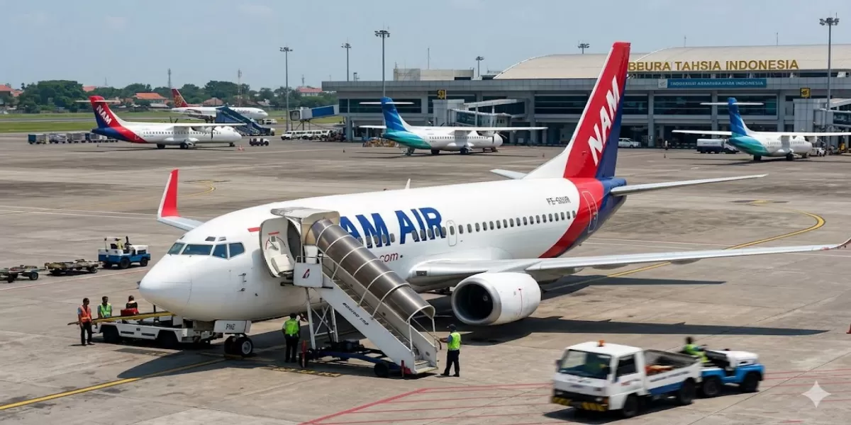 Cek Info Jadwal Penerbangan NAM Air Rute Pontianak &ndash; Surabaya Edisi 23 - 31 Mei 2026 Lengkap Jam Terbang dan Estimasi Harga Tiket (Ilustrasi gambar )
