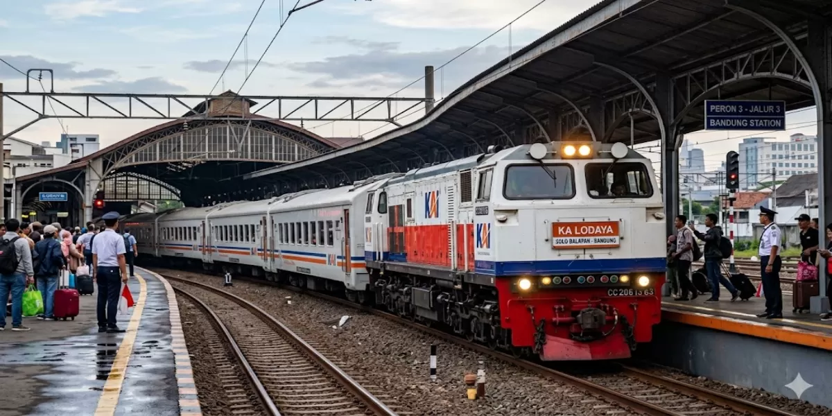 Cek Jadwal Kereta Tambahan Solo Balapan ke Bandung 29 Mei - 10 Juni 2026, Favorit Mahasiswa dan Wisatawan (Ilustrasi gambar )