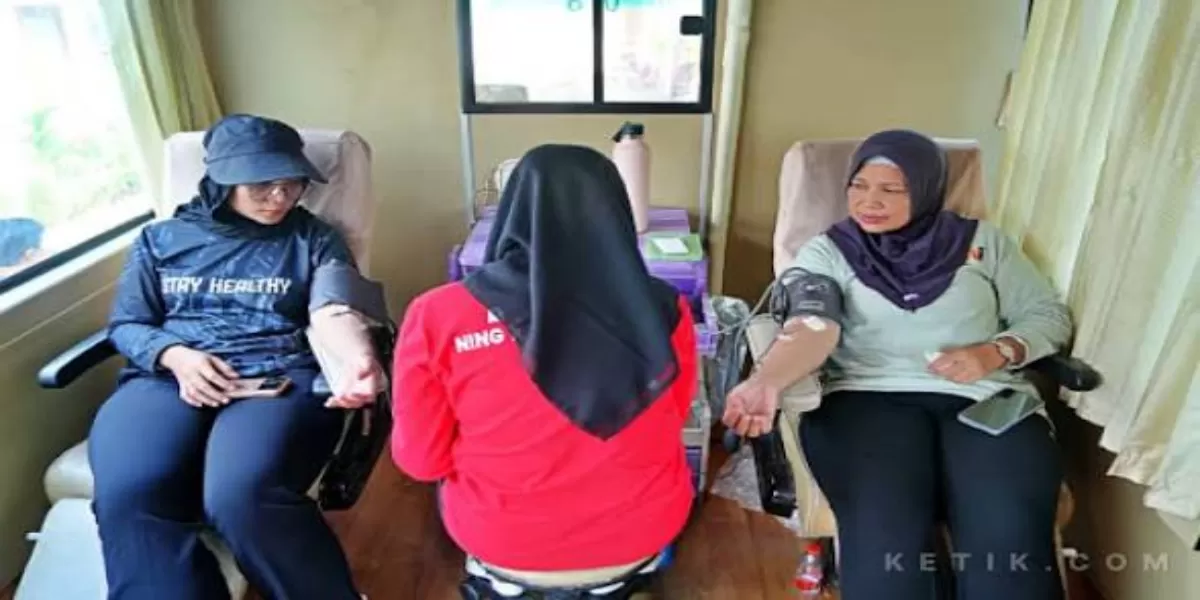 Resmikan Klinik Mediska, KAI Daop 7 Madiun Gelar Donor Darah Bersama PMI dan Kumpulkan 35 Kantong Darah