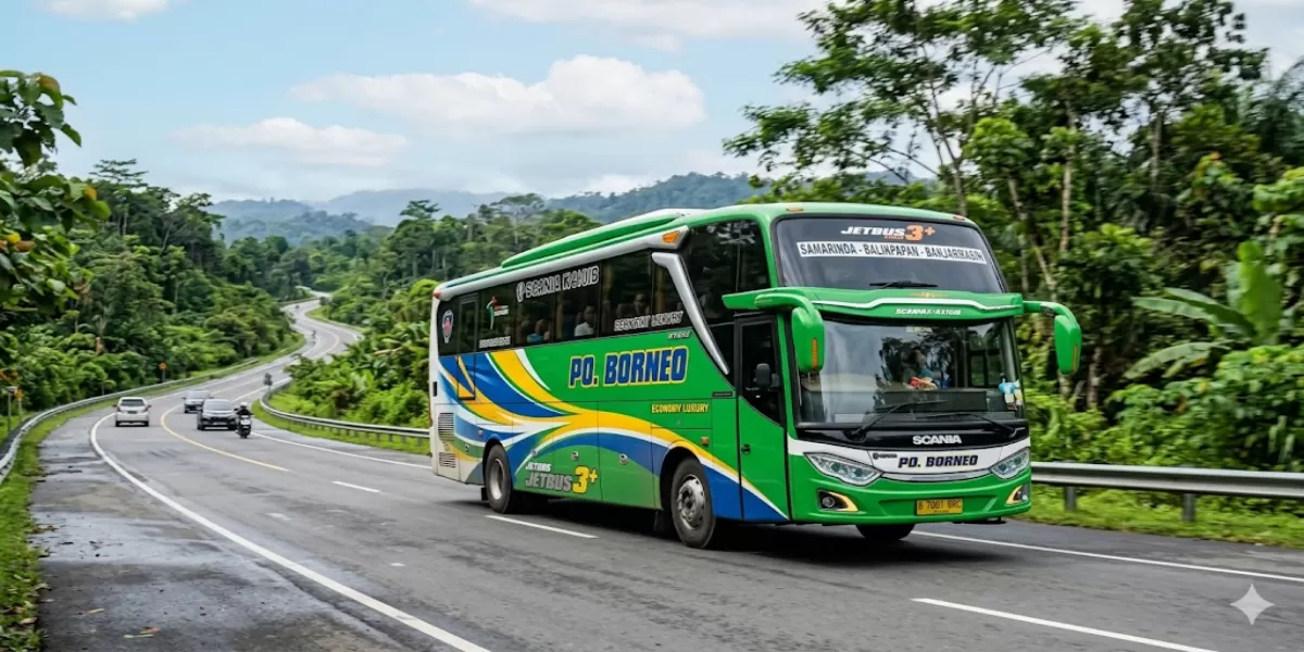 Bus Listrik PO Borneo Trans Resmi Meluncur, Pakai Bodi Tentrem Avante H7 dan Baterai 350 kW (Ilustrasi gambar )