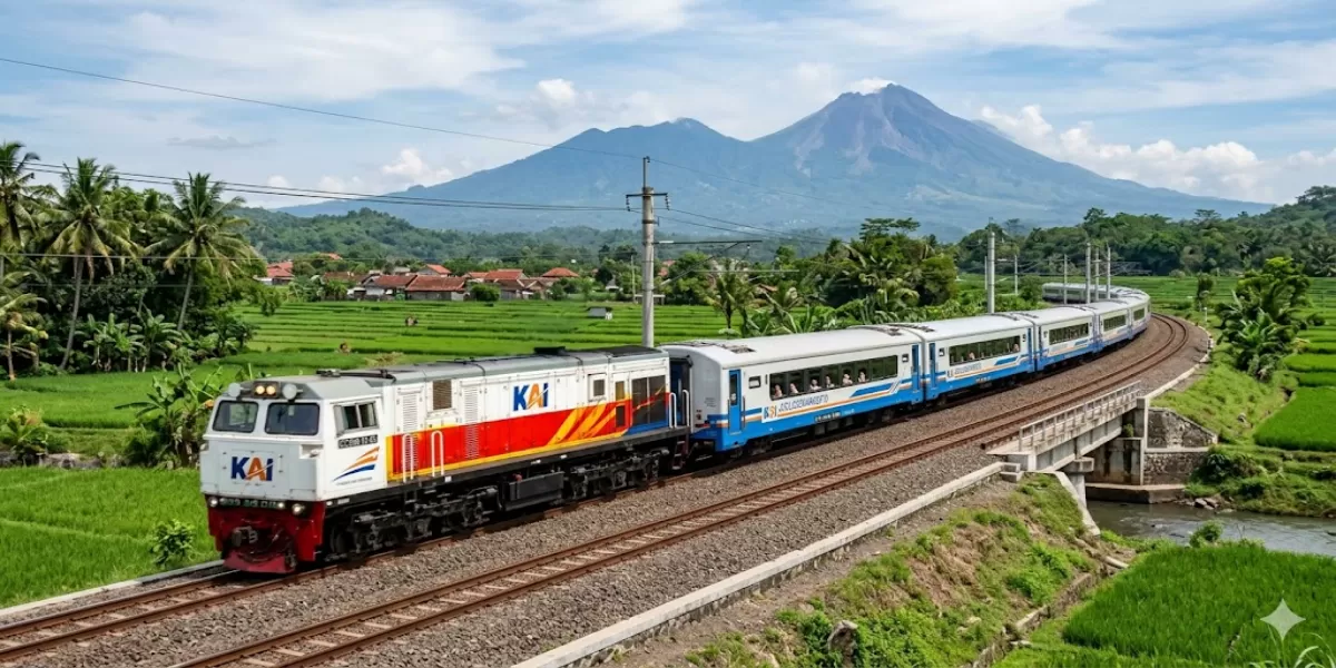 Info Jadwal KA Joglosemarkerto Periode 1 - 15 Juni 2026 Rute Semarang Poncol &ndash; Tegal &ndash; Prupuk &ndash; Purwokerto &ndash; Yogyakarta &ndash; Solo Balapan (Ilustrasi gambar )