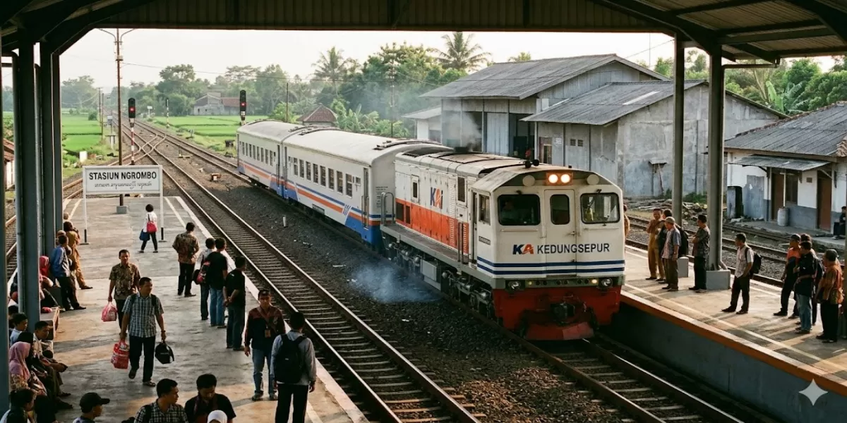Cek Info KA Kedungsepur 1-15 Juni 2026 Rute Semarang Poncol &ndash; Alastua &ndash; Brumbung &ndash; Ngrombo (Ilustrasi gambar )