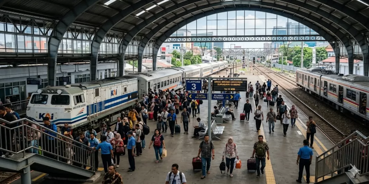 Libur Iduladha 2026 Bikin Penumpang Kereta Api Meningkat, Rute Jakarta &ndash; Cirebon &ndash; Yogyakarta Jadi Favorit (Ilustrasi gambar )