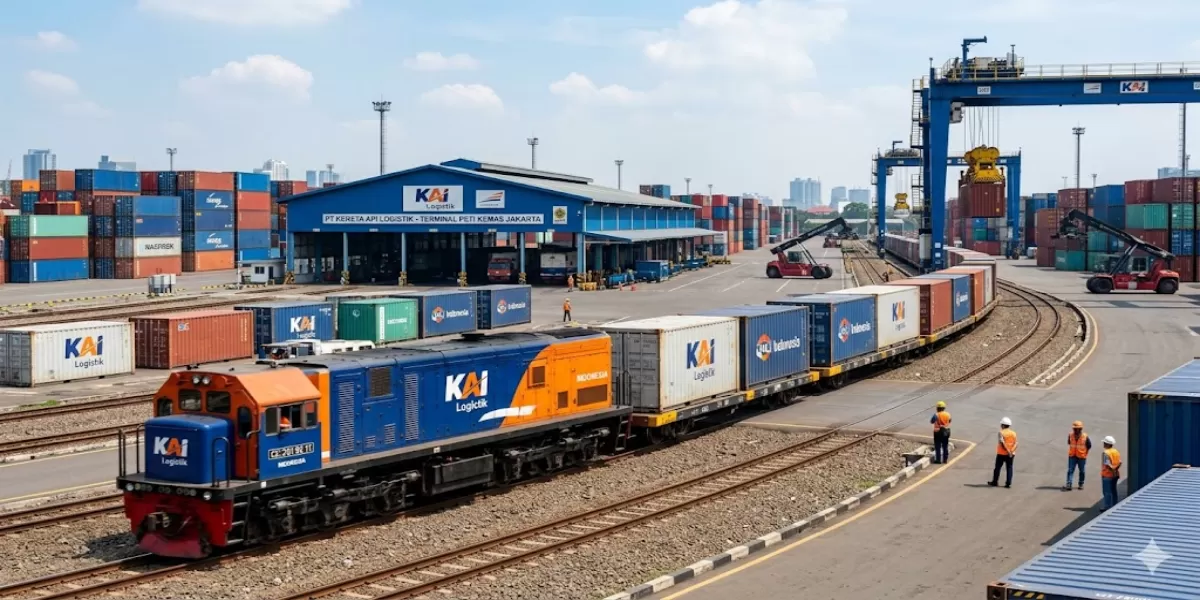 KAI Logistik Lakukan Pengiriman 25 Kereta ke Sumatera Demi Penguatan Transportasi Kereta Api Nasional (Ilustrasi gambar )