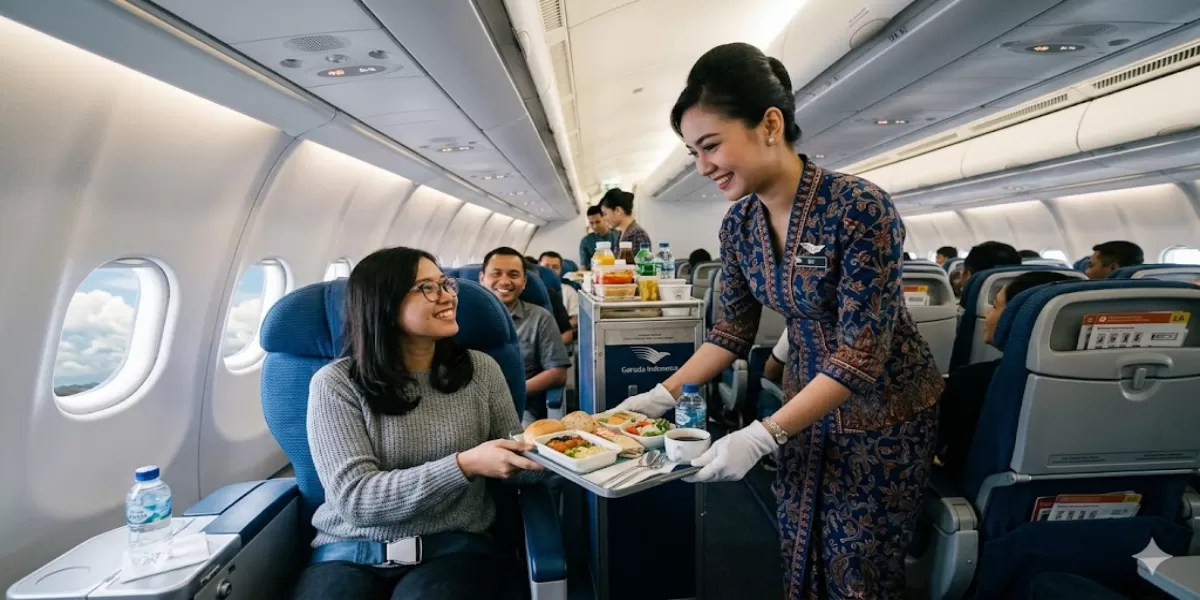 10 Maskapai Penerbangan Internasional dengan Layanan Makan Terbaik serta Tingkat Pembatalan Paling Rendah 2026 (Ilustrasi gambar )