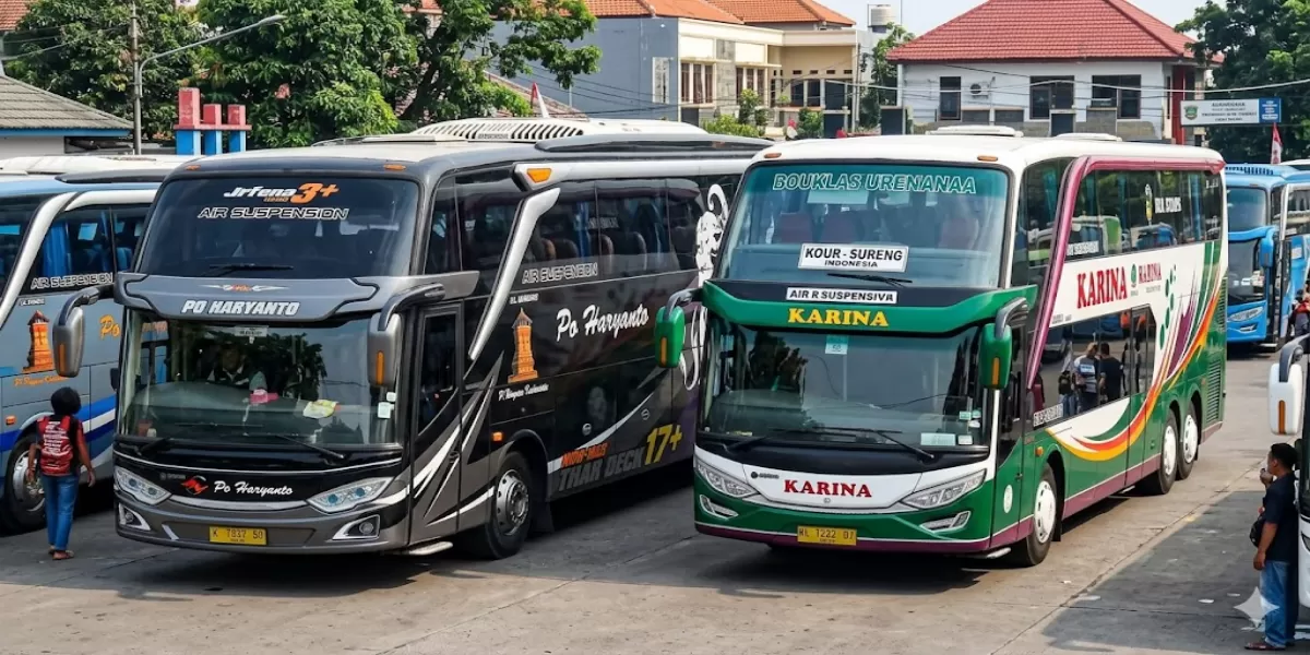 Jadwal Bus PO Haryanto dan PO Karina Periode 1 - 15 Juni 2026 Rute Poris Plawad - Kalideres - Kampung Rambutan - Pulogebang - Terminal Arya Wiraraja (Ilustrasi gambar )