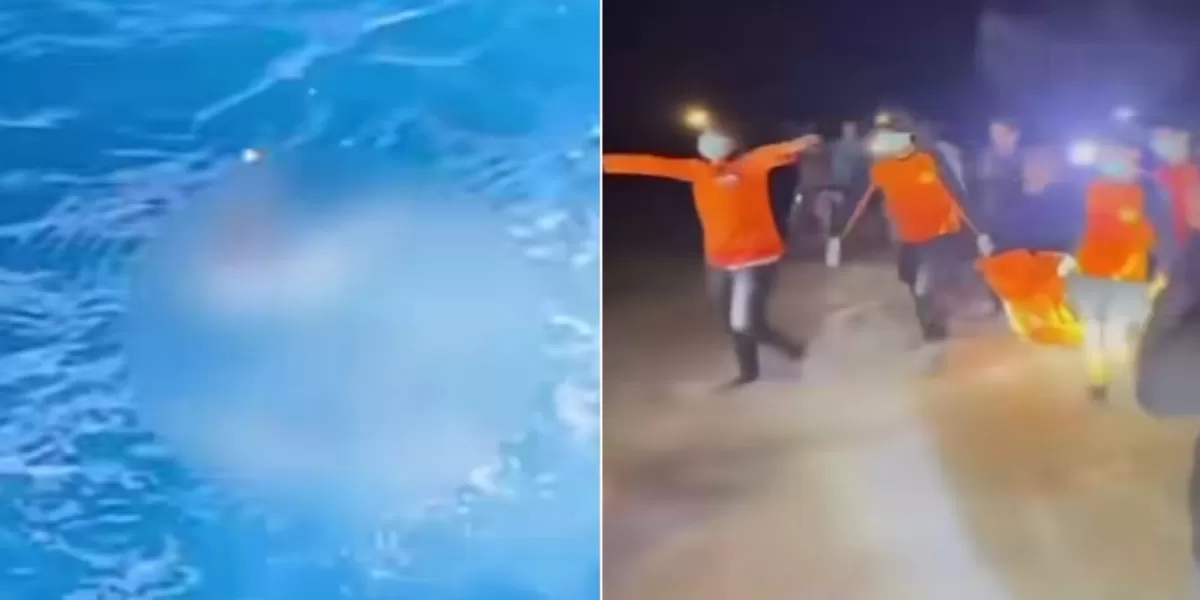 Tim SAR Temukan Wisatawan Hilang di Apparalang Bulukumba Setelah Jatuh dari Tebing Saat Berfoto (Viral video wisatawan di tebing Apparalang, Bulukumba terjatuh ke laut. (BPBD Bulukumba))