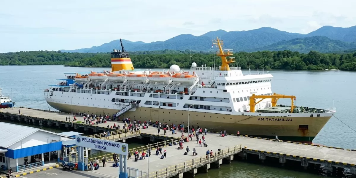 Tiket Kapal PELNI Timika Libur Sekolah 2026 Dipastikan Aman, Ini Cara Penumpang Menyiapkan Perjalanan Laut agar Tidak Kehabisan Tiket (Ilustrasi gambar )