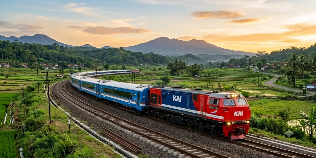 KAI Dorong Transformasi Kereta Api Rendah Emisi Melalui Strategi Net Zero Emission dan Penggunaan Energi Berkelanjutan (Ilustrasi gambar )